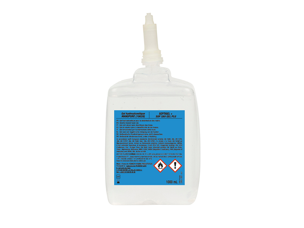 Desinfecterende gel voor handen Alcohol gel voor handen. (effectief tegen MRSA, stafylokokken) Voldoed aan de EN1500 Europees norm.