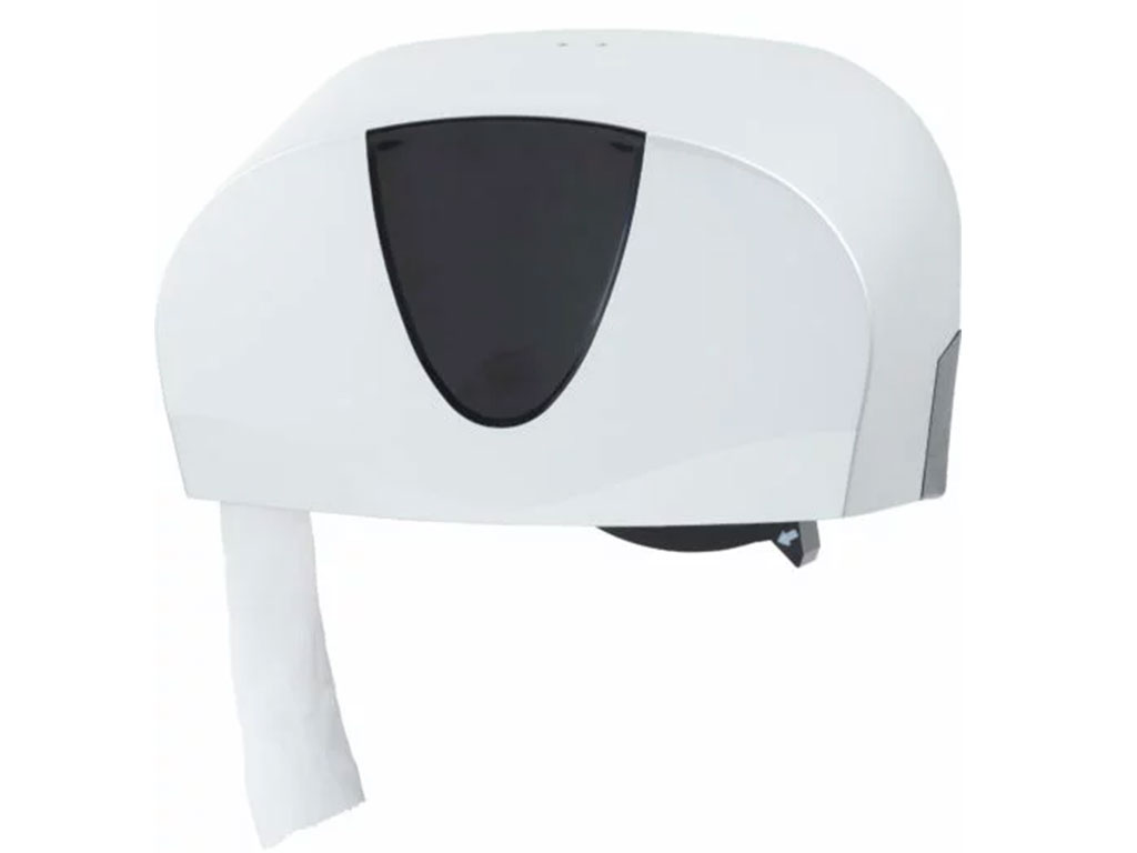 Cat Hygiene Services Sigma Toiletroller 1 De Sigma toiletrolautomaat met reserverol garandeert dat je niet snel zonder papier valt