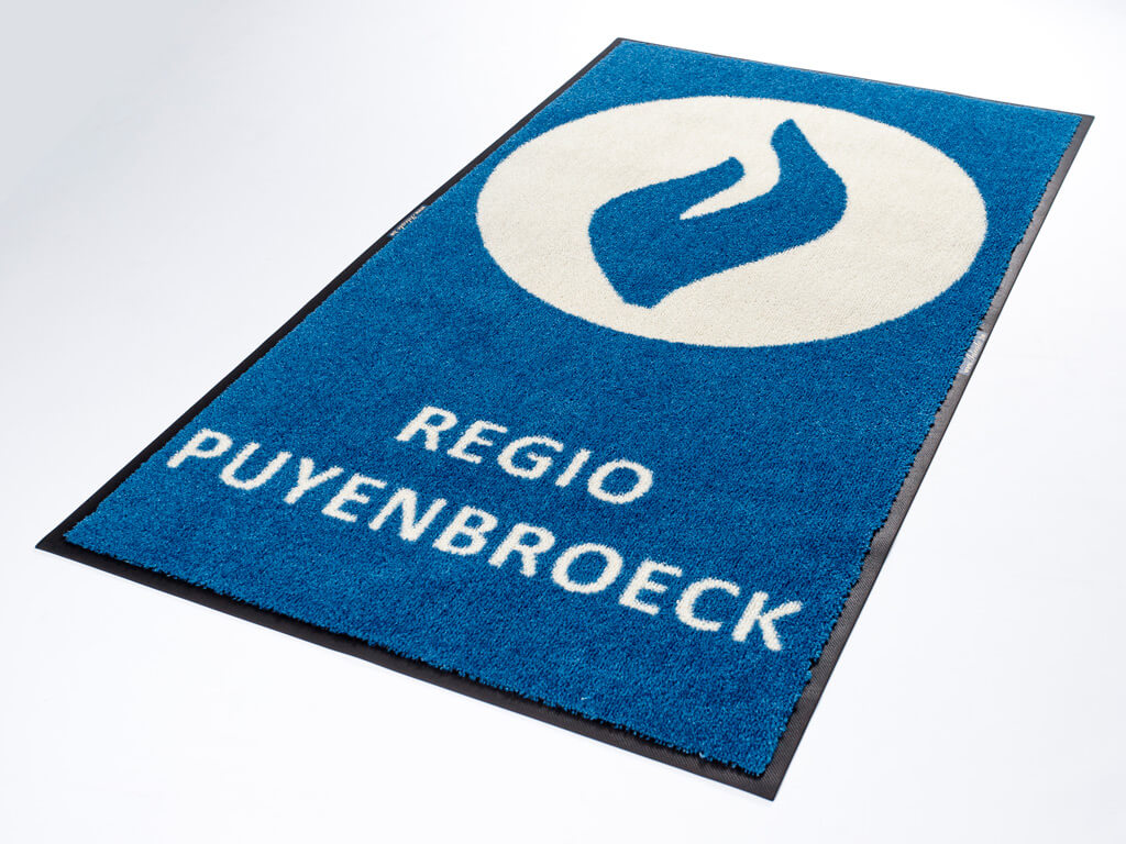 Nylon schoonloopmat met logo Politie regio Puyenbroeck Nylon schoonloopmat met logo Politie regio Puyenbroeck